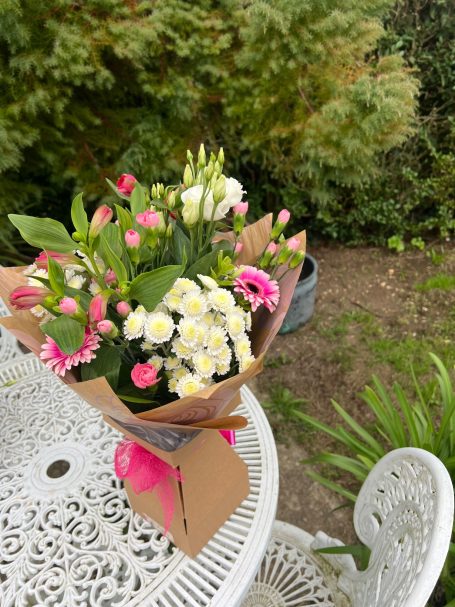 Summer pink and white